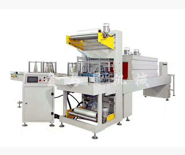 全自動(dòng)飲料、飲用水PE膜包機(jī)、包裝機(jī)